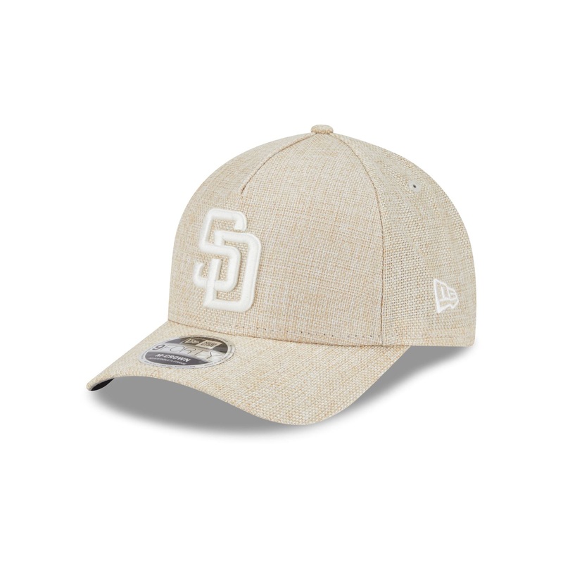 San Diego Padres Cotton Weave Stone 9FORTY M-Crown A-Frame Snapback Hat One Size