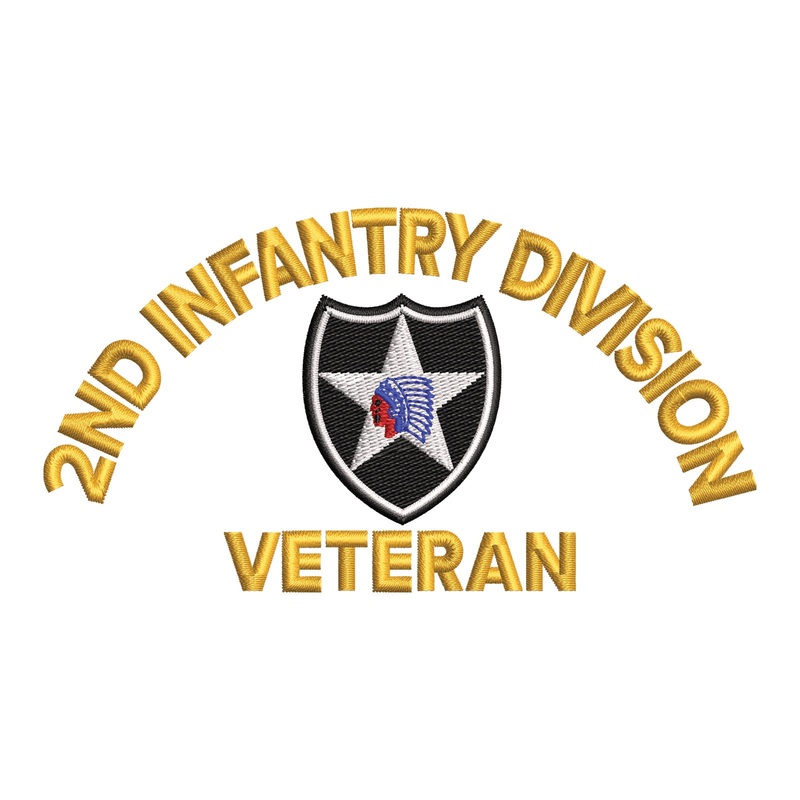 U.S. Army 2nd Infantry Division Symbol U.S. Army 2nd Infantry Division Symbol One Size