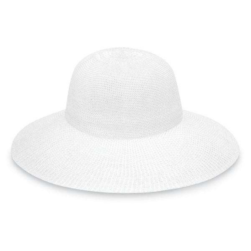Victoria Diva Wide Brim Hat – Wallaroo Hats White M/L (58 cm)