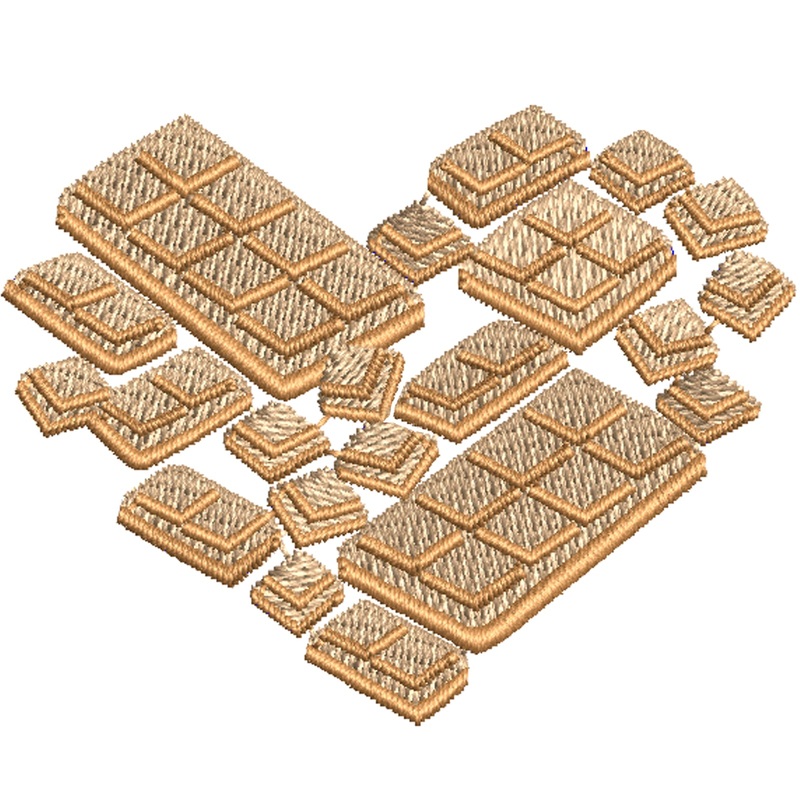 White Chocolate Heart White Chocolate Heart One Size