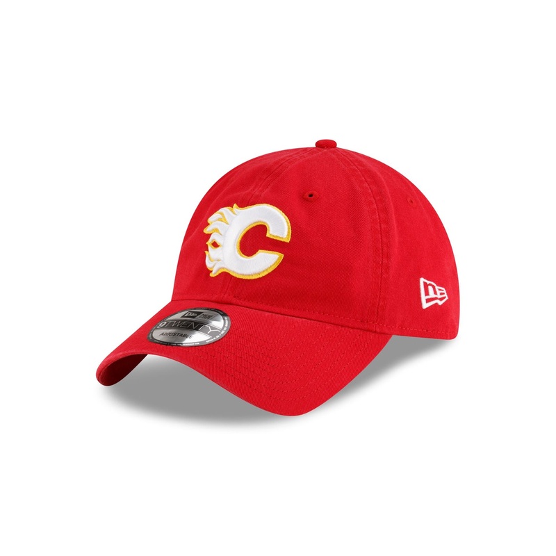 Calgary Flames Team 9TWENTY Adjustable Hat One Size