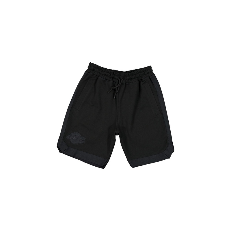 Los Angeles Lakers Black on Black Logo Select Shorts S