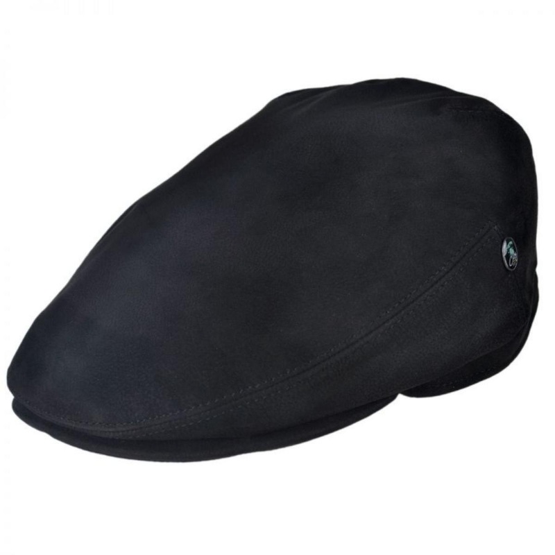 Matte Nappa Leather Ivy Cap BLACK S