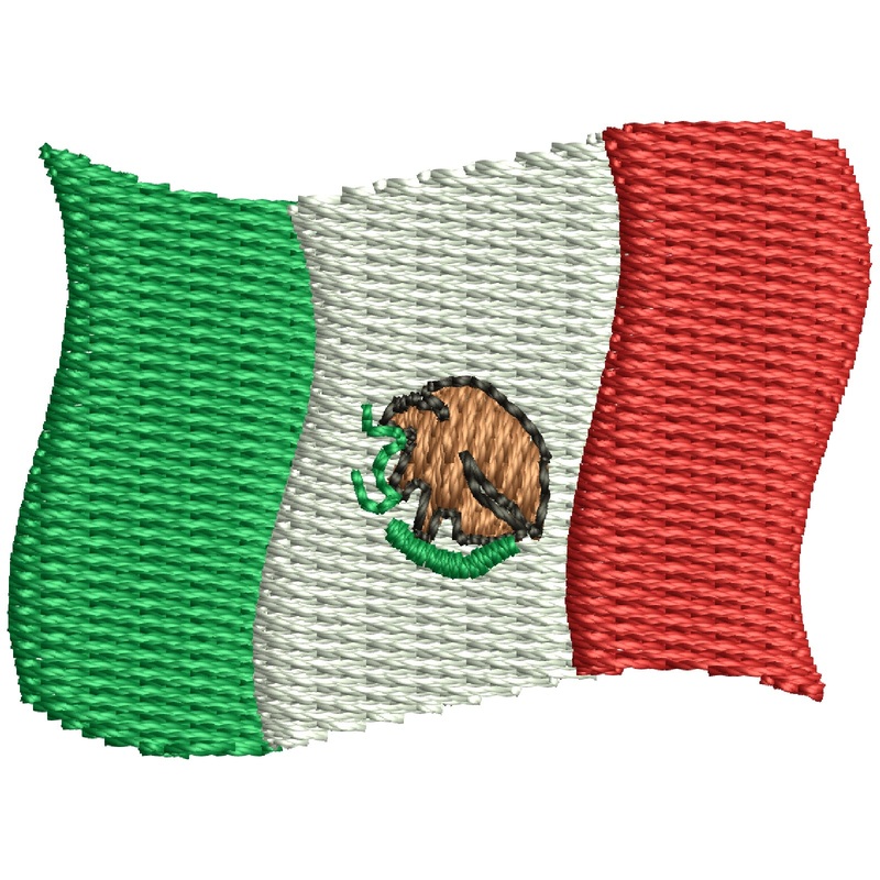 Mini Mexican Flag Default Title One Size