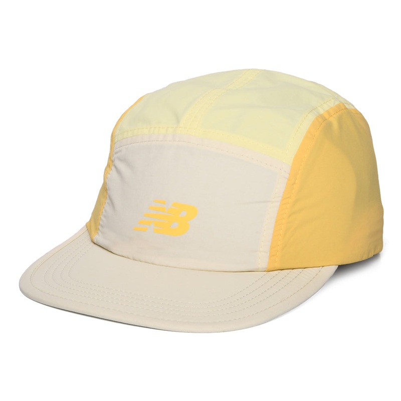 New Balance Hats Everyday Recycled 5 Panel Cap – Light Yellow Adjustable