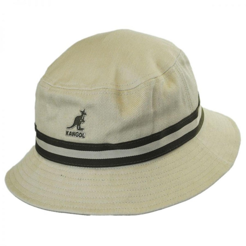 Stripe Lahinch Cotton Bucket Hat BEIGE S