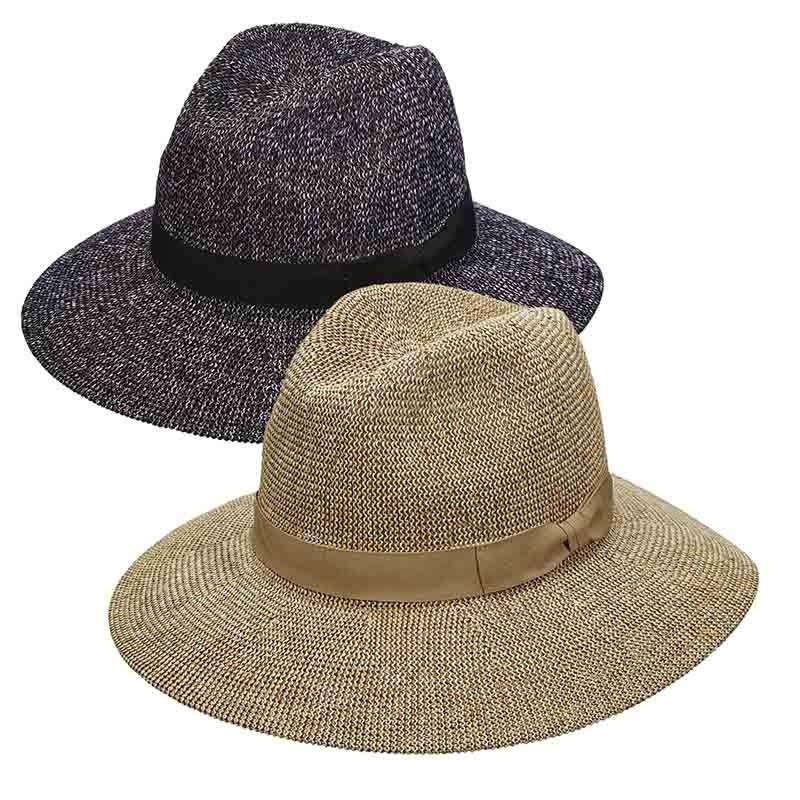 Tweed Knit Toyo Safari Hat for Women – Scala Pronto Hat Black