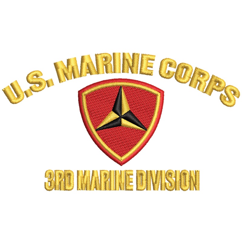 U.S. Marine Corps 3rd Marine Division logo U.S. Marine Corps 3rd Marine Division logo One Size