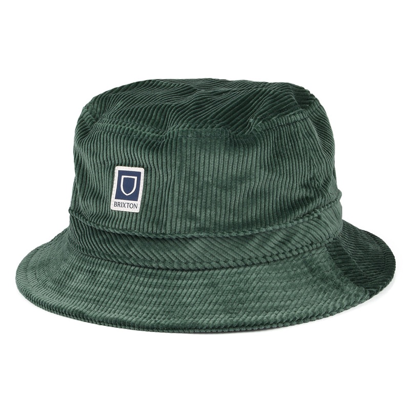 Brixton Hats Beta Packable Corduroy Bucket Hat – Forest Small/Medium