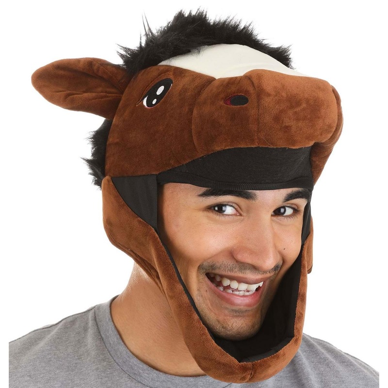 Horse Jawesome Hat BROWN ONE SIZE FITS MOST