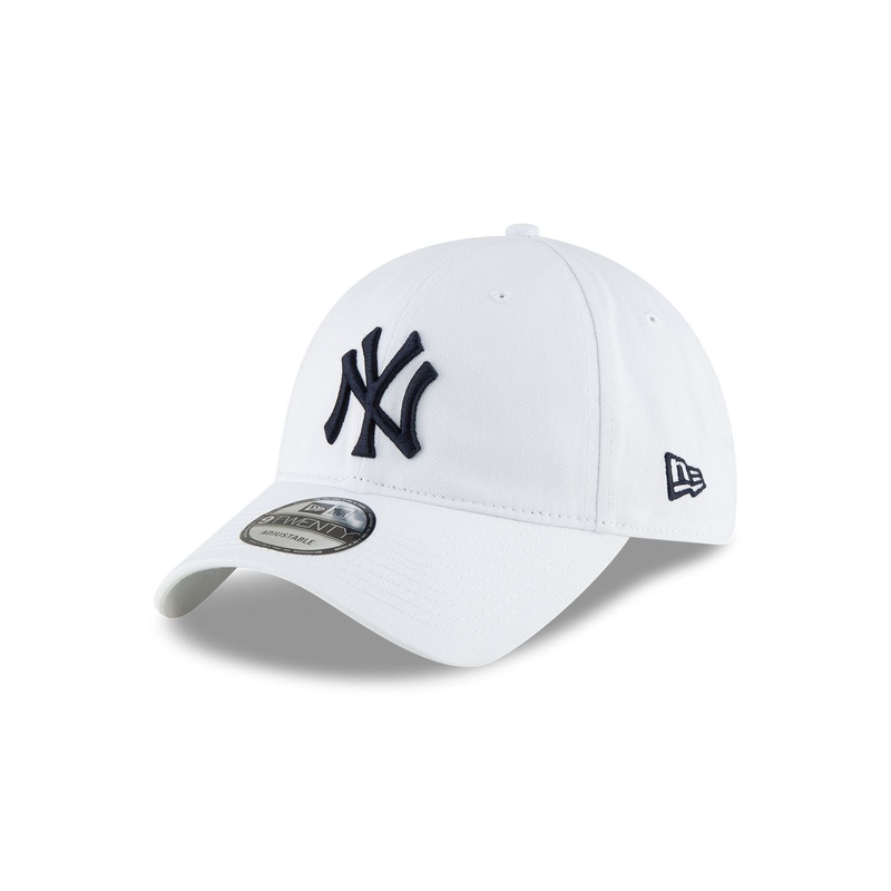 New York Yankees Core Classic White 9TWENTY Adjustable Hat One Size