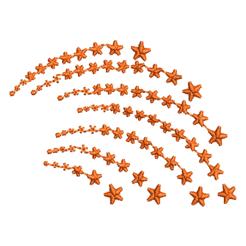 Orange Falling Star Orange Falling Star One Size
