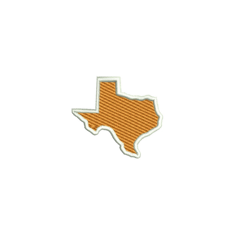 Texas State Map Shape Default Title One Size