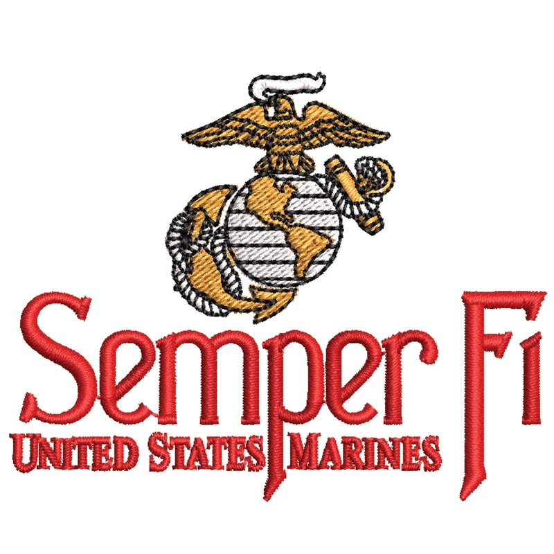 United States Marines Semper Fi Emblem Symbol United States Marines Semper Fi Emblem Symbol One Size