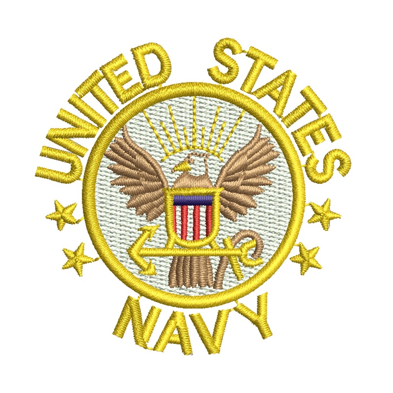 US Navy Circle Design Default Title One Size