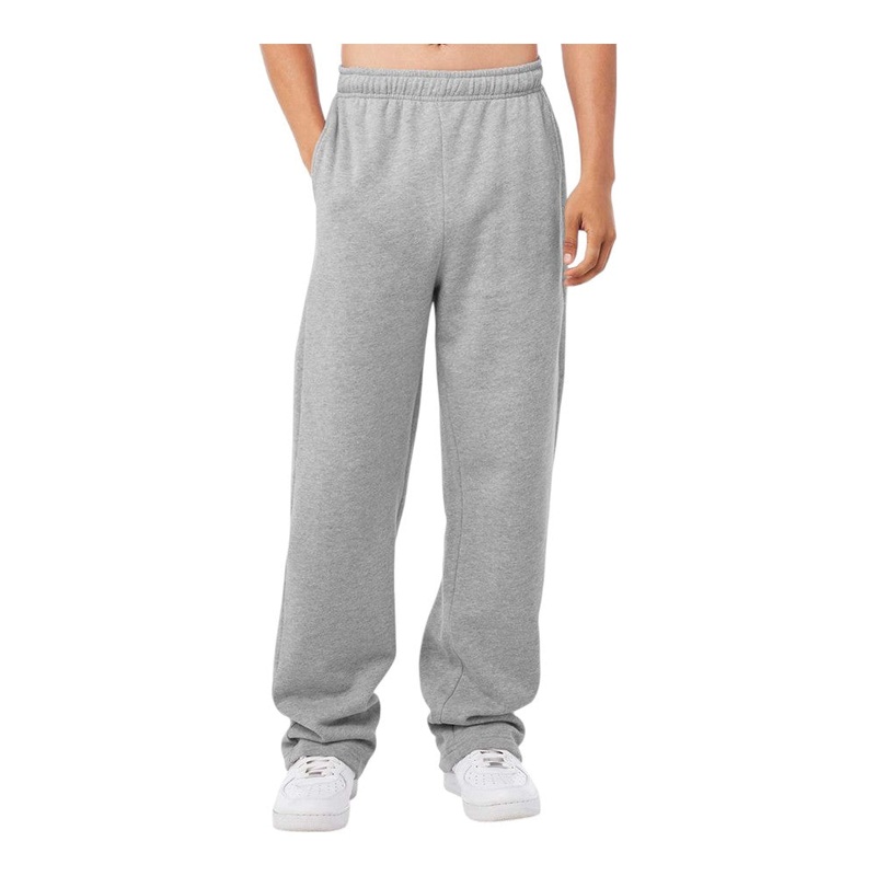 BELLA+CANVAS 3725 Unisex Sponge Fleece Straight Leg Sweatpants Black XS