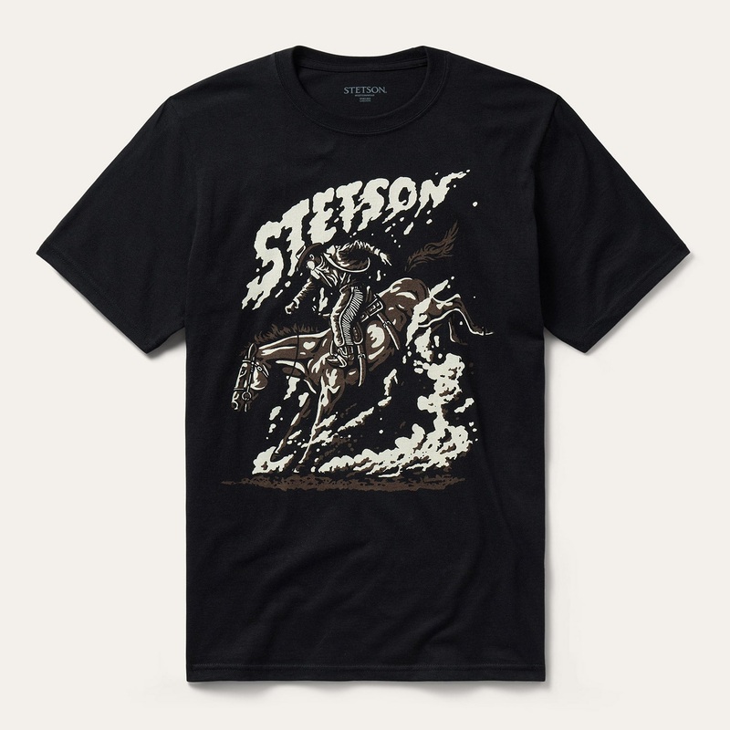 Bucking Bronco Graphic Tee Black S