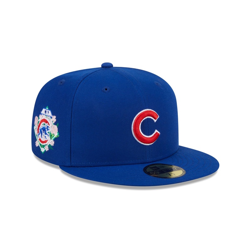 Chicago Cubs Floral Undervisor 59FIFTY Fitted Hat 7
