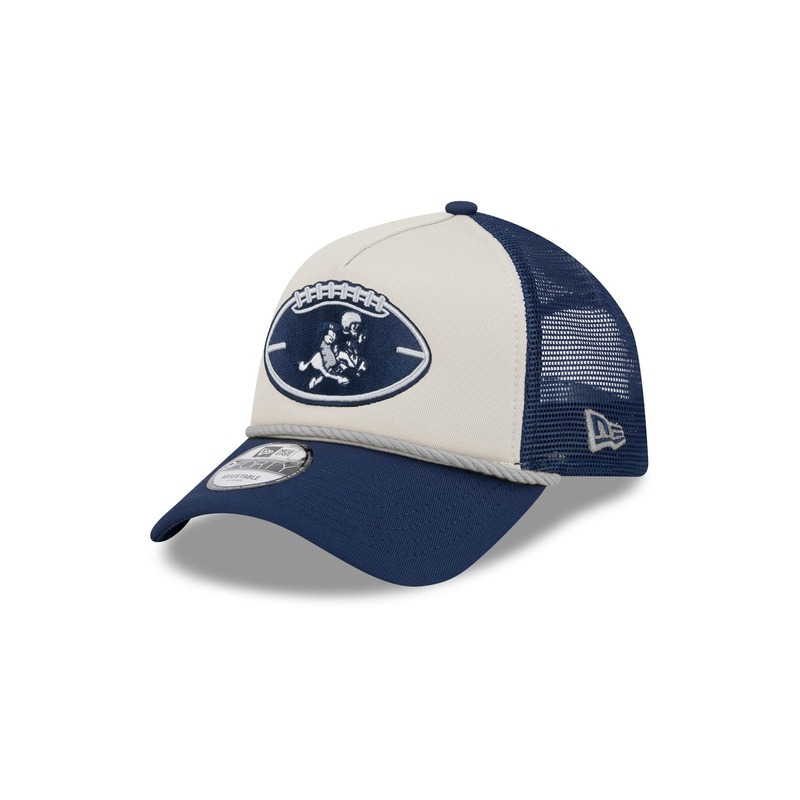 Dallas Cowboys 2024 Historic Sideline 9FORTY A-Frame Snapback Hat One Size