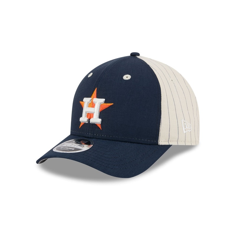 Houston Astros Linen 9FORTY M-Crown Snapback Hat One Size