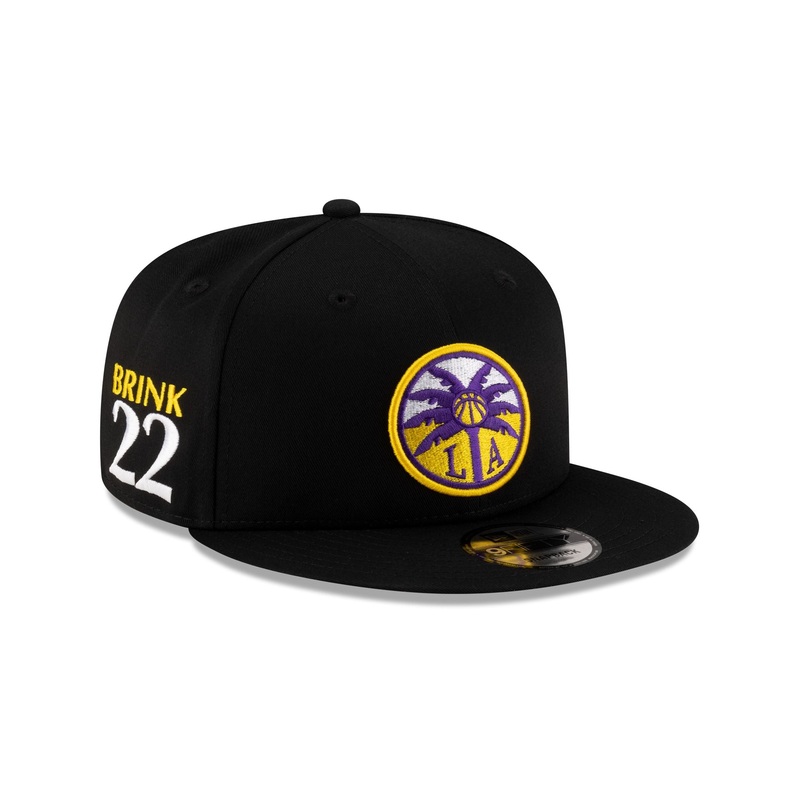 Los Angeles Sparks Cameron Brink Black 9FIFTY Snapback Hat One Size