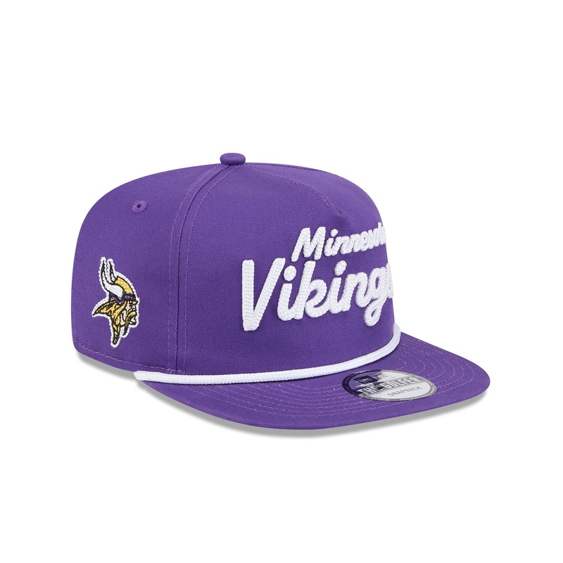 Minnesota Vikings Team Text Golfer Hat One Size