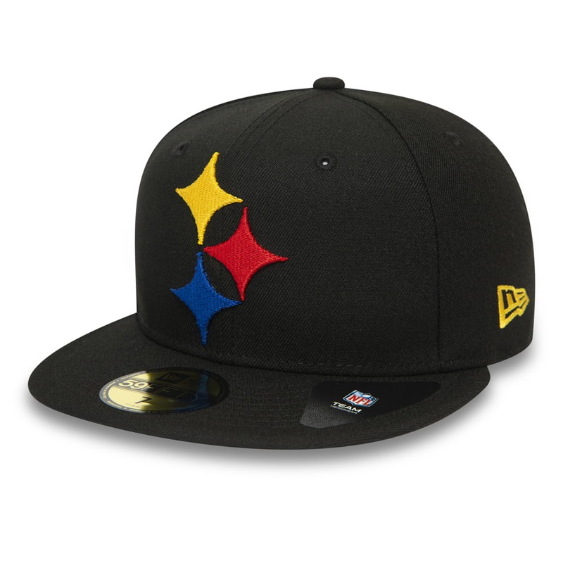 New Era 59FIFTY Pittsburgh Steelers Baseball Cap – NFL Team Tonal Shadow Logo – Black 7