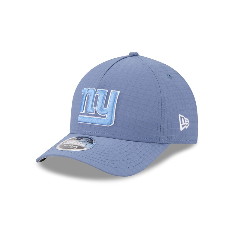 New York Giants Blue Ripstop 9FORTY M-Crown A-Frame Snapback Hat One Size