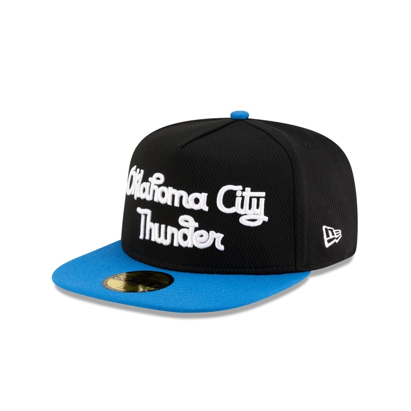 Oklahoma City Thunder Dashmark Mesh 59FIFTY A-Frame Fitted Hat 7
