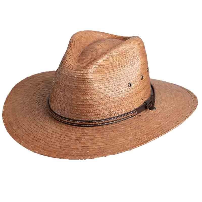 Ridgeline Palm Safari Hat – Biltmore Hats Mudd Medium  (57 cm)