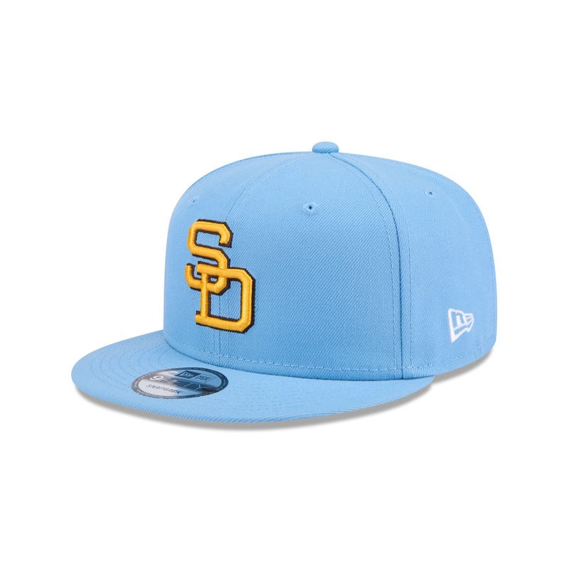 San Diego Padres Sky Blue 9FIFTY Snapback Hat One Size