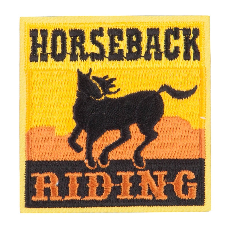 Horseback Riding Patches Orange One Size