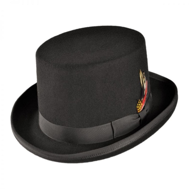 Made in the USA – Classics Wool Felt Top Hat BLACK S