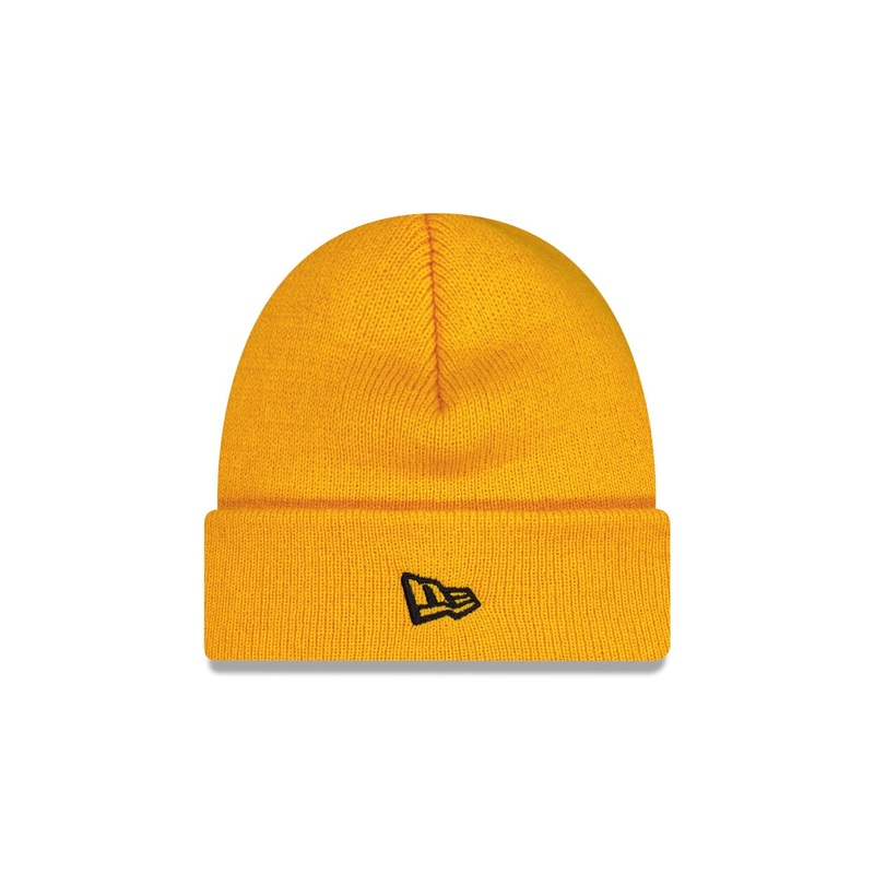 New Era Gold Short Cuff Knit Beanie One Size