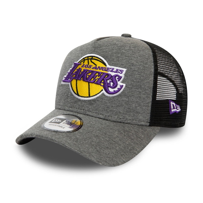 New Era L.A. Lakers Trucker Cap – NBA Jersey Essential – Graphite Adjustable
