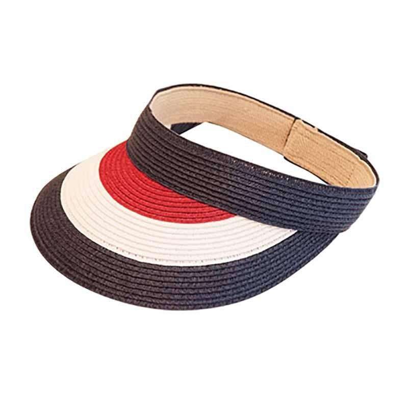 Red, White and Blue Sun Visor Tricolor