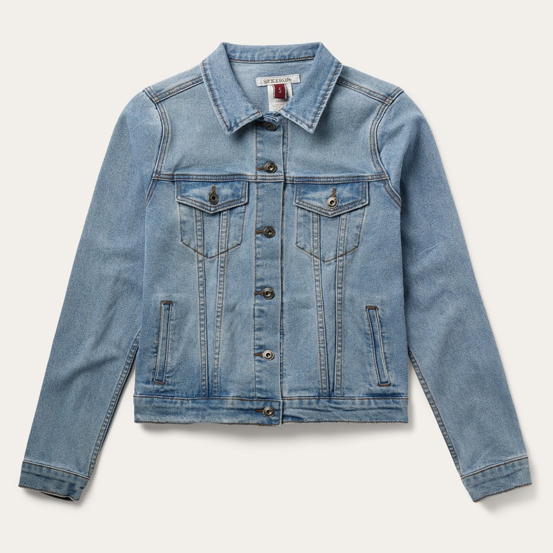 Stretch Denim Jacket Blue XS