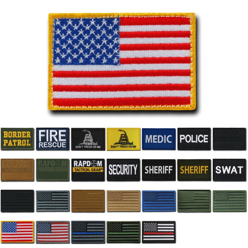Tactical Canvas Patch, Flag, TBL, SWAT, Fire, Border Patrol, Police, Security, Sheriff, Medic – Rapdom T91 Border Patrol