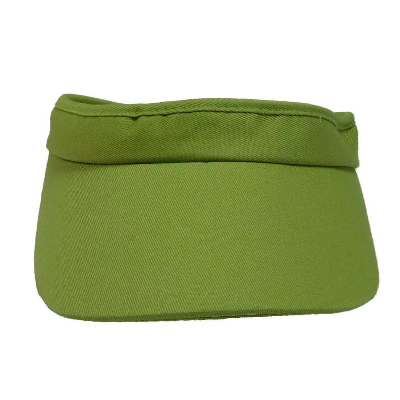 Tropical Trends Cotton Sun Visor Lime