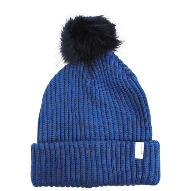 Alison Faux Fur Pom Beanie Hat JOE BLUE ONE SIZE FITS MOST