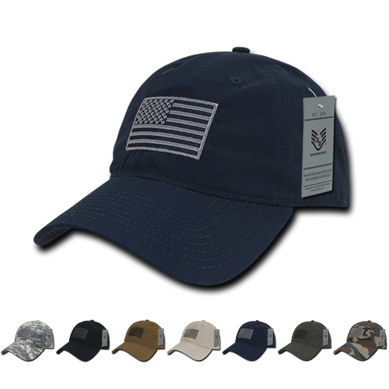 America USA Flag Ripstop Relaxed Hats – S73 Universal Digital