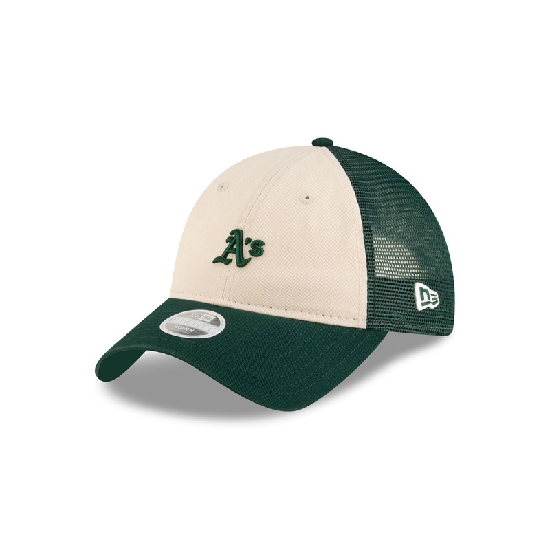 Athletics Women’s Dark Green 9TWENTY Trucker Hat One Size