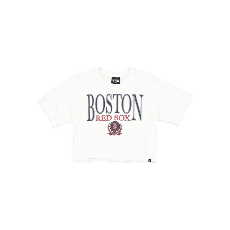 Boston Red Sox Throwback Prep Women’s Cropped T-Shirt XS
