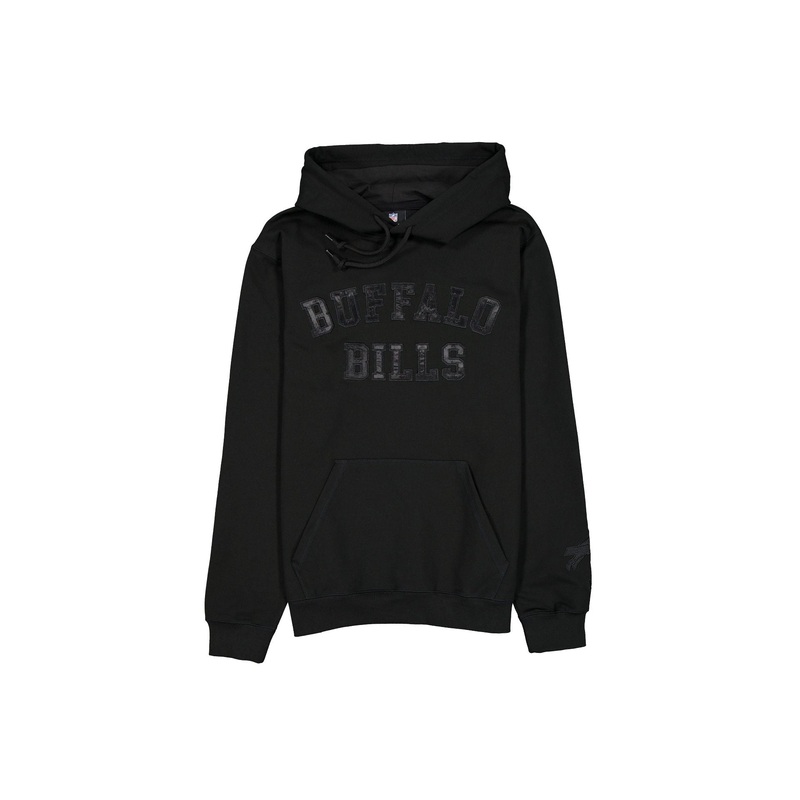Buffalo Bills Black on Black Logo Select Hoodie S