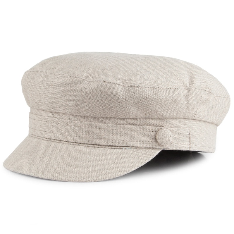 Failsworth Hats Mariner Irish Linen Fisherman Cap – Light Brown S