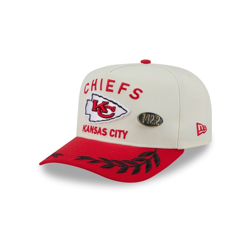 Kansas City Chiefs 2025 Draft Chrome White 59FIFTY A-Frame Fitted Hat 7