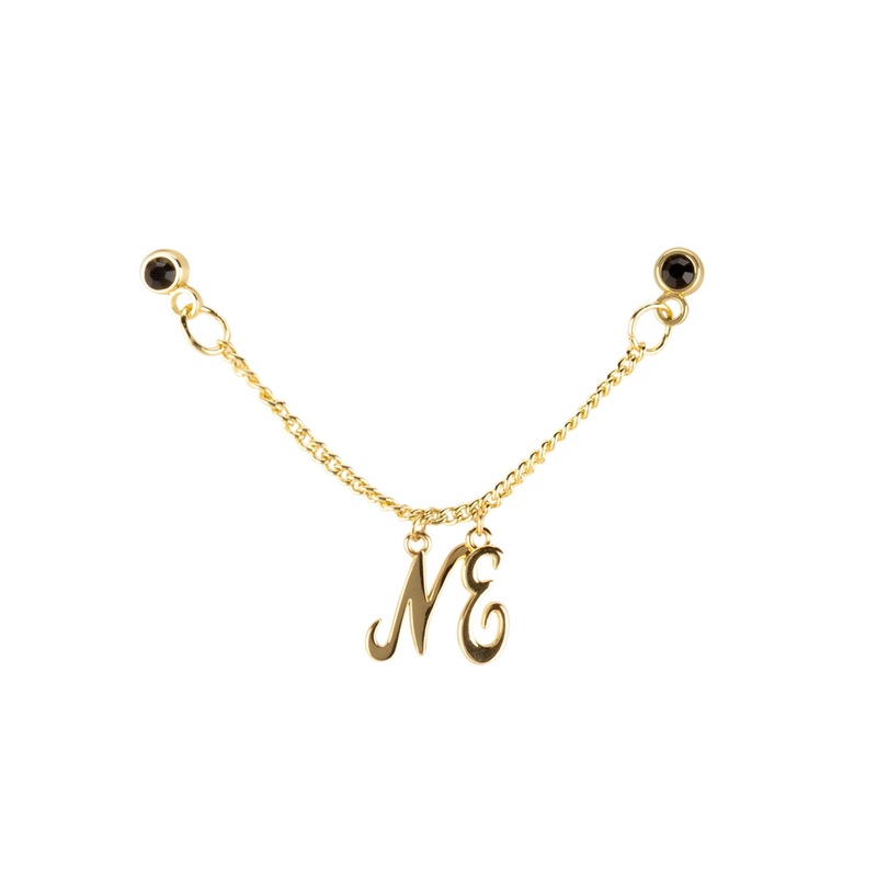 New Era Cap Script Chain Pin One Size