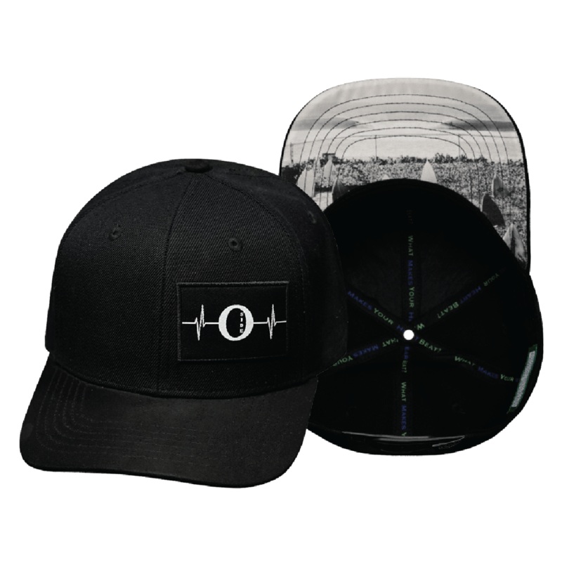 Oceanside “Oside” Hat – Baseball Hat Fit – Black – Fabric Back