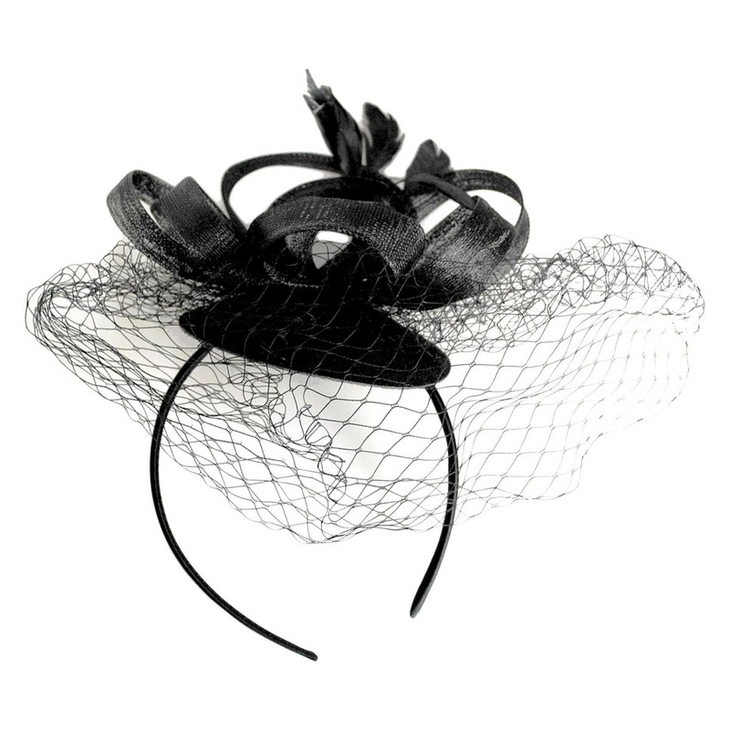 Selena Fascinator Hat BLACK ONE SIZE FITS MOST