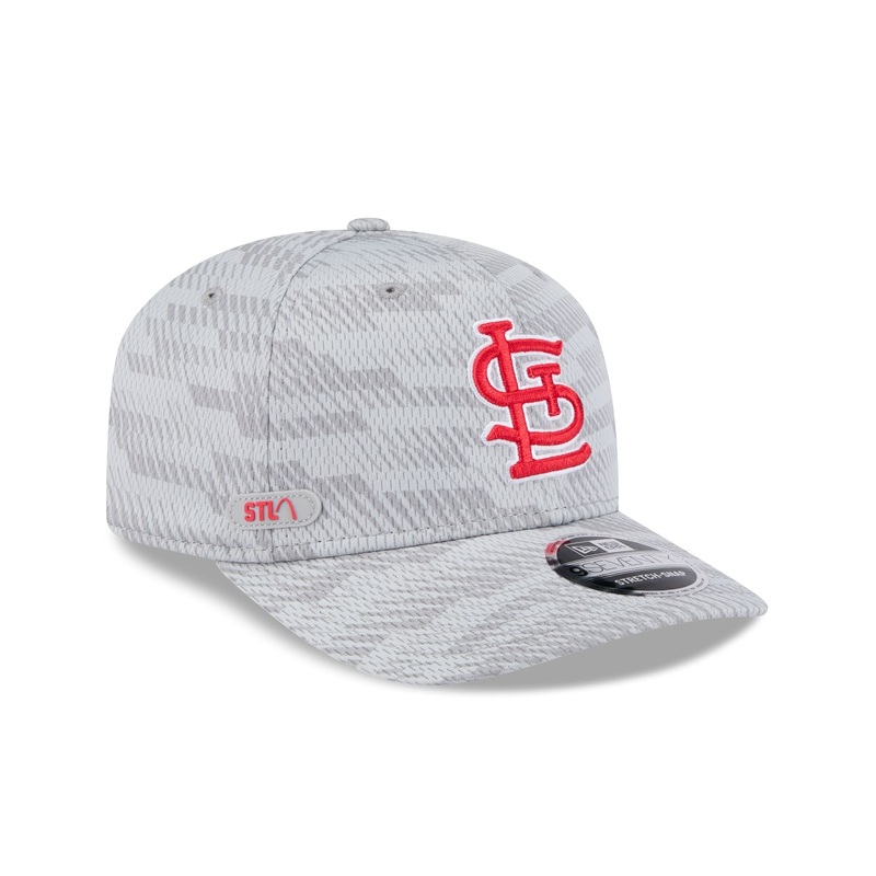 St. Louis Cardinals 2025 Clubhouse Gray 9SEVENTY Stretch-Snap Hat One Size